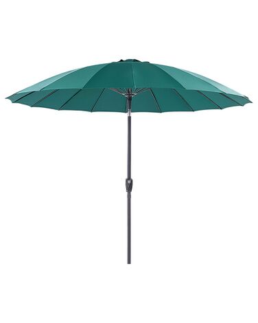 Parasol de jardin ⌀ 2.55 m vert émeraude BAIA