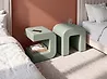 Set of 2 Side Tables MOZIA Green