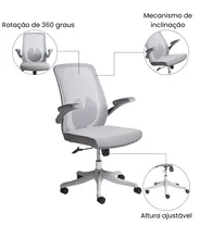 Scaun ergonomic OVERLORD Gri_1073157