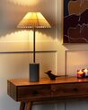Lněná stolní lampa béžová BALUARTE_906161
