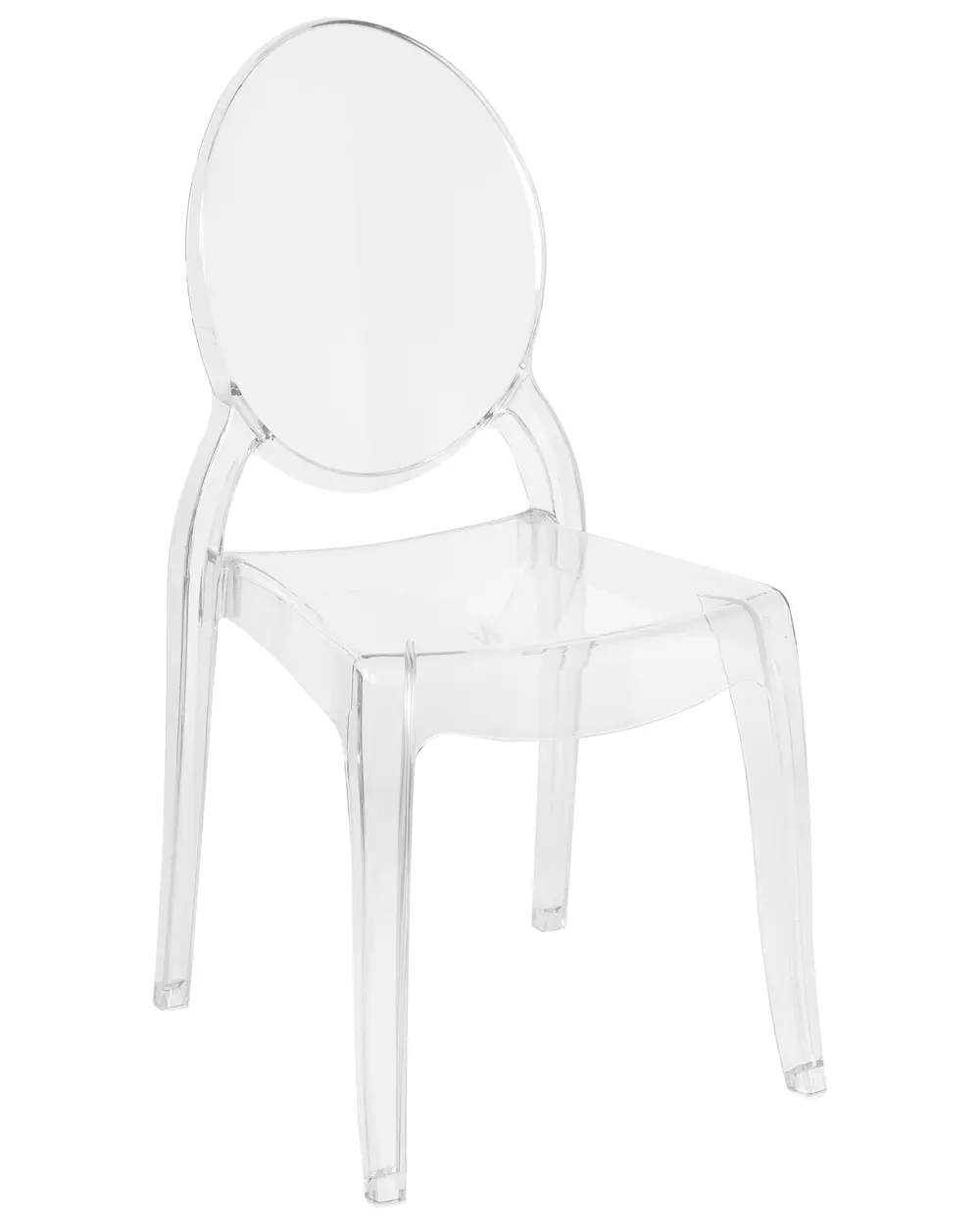 Set di 4 sedie da pranzo MERTON Trasparente_690272