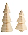 Set of 2 Christmas Decorations VEFSNA 90/122 cm Christmas Tree Beige