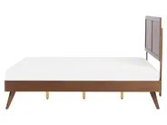 Bed ISTRES 160 x 200 cm (EU King Size) Dark Ash Wood_727922