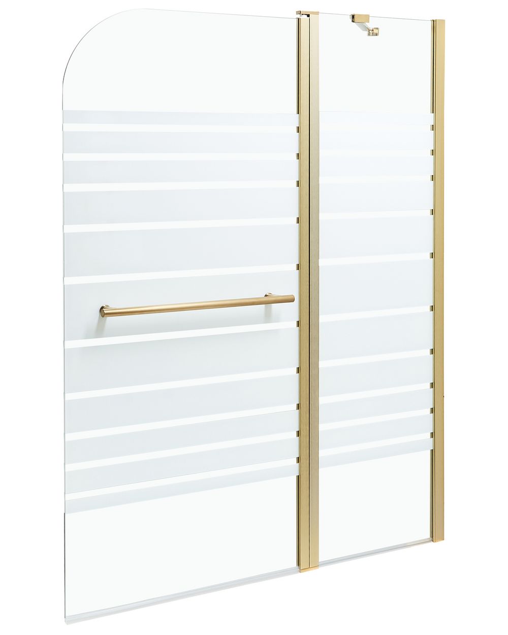 Paroi de bain douche TUAPI 140 x 120 cm Doré