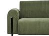 Conjunto de sofás 4 lugares em bombazine verde ASKIM_918504
