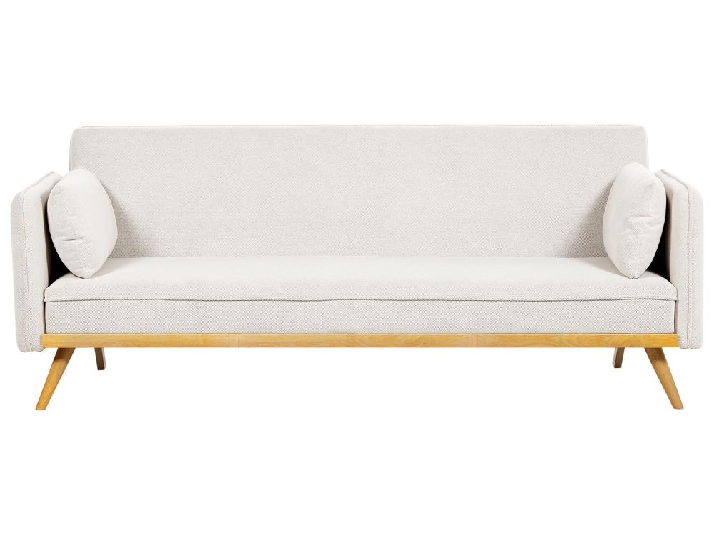 Sofa Bed 3 Seater ASAA Fabric Off-White