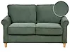 Sofa 2 Seater RONNEBY Corduroy Dark Green