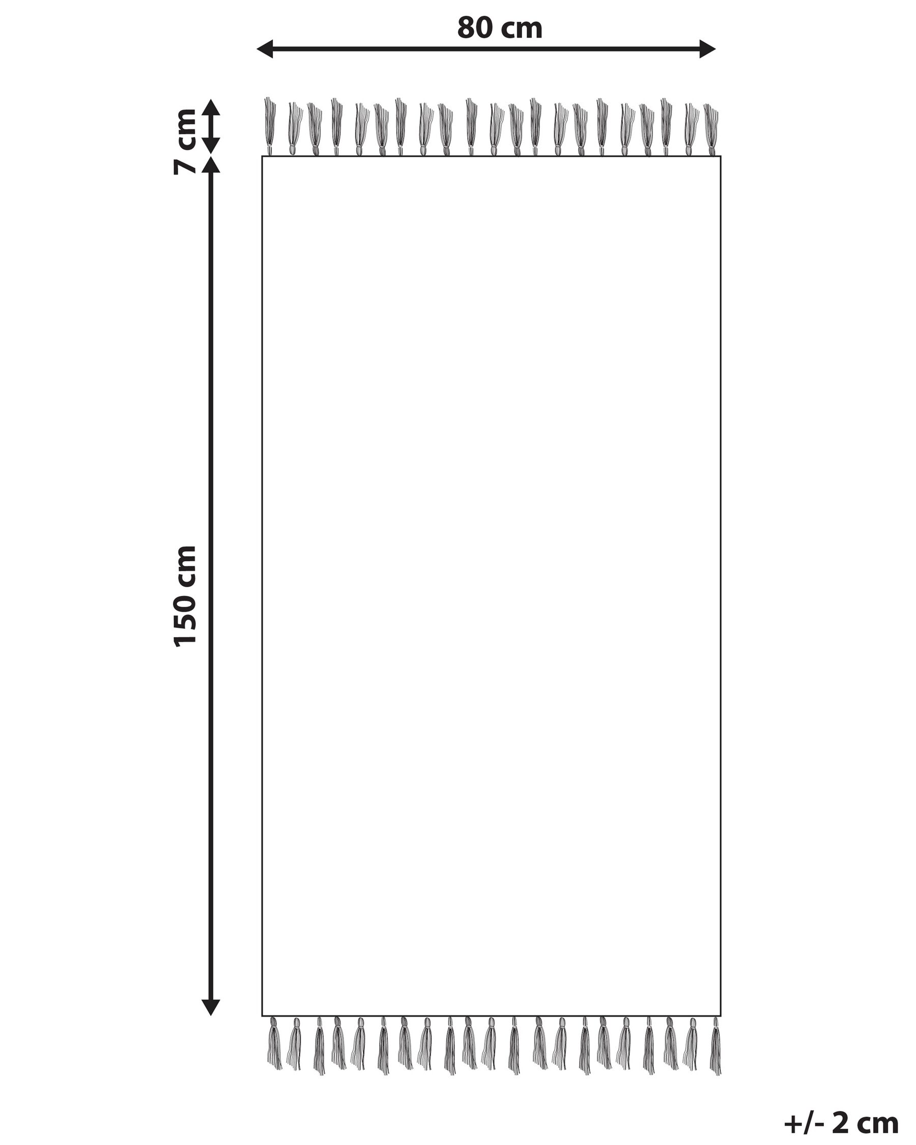 Cotton Kilim Area Rug 80 x 150 cm Multicolour TARONIK_869884 Cotton Kilim Area Rug 80 x 150 cm Multicolour TARONIK_869884