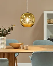 Hängelampe ASARO Glas Gold_1171956