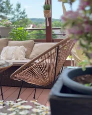 Sedia da giardino ACAPULCO II Rattan sintetico (PE) Naturale_1172402