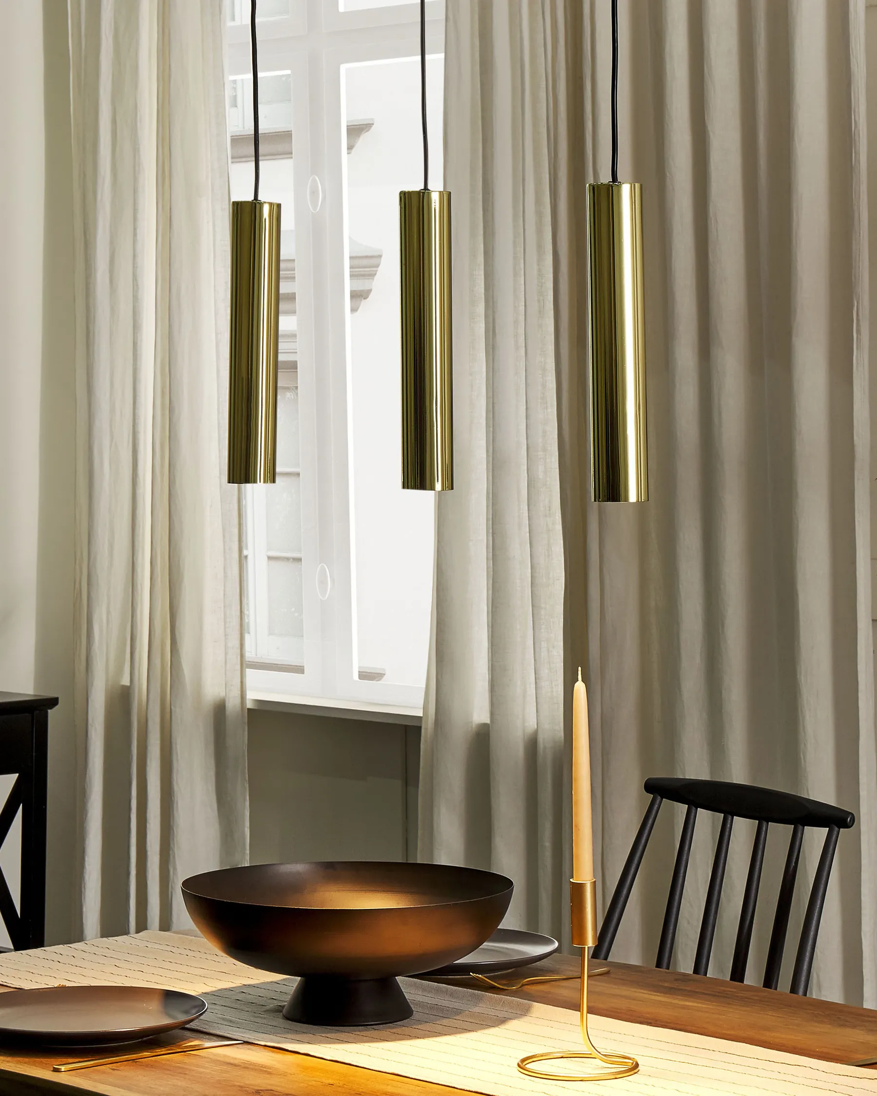 Pendant Lamp BROSNA Metal Brass_840483