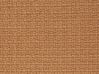 Colcha de algodón marrón 150 x 200 cm YERBENT_918023