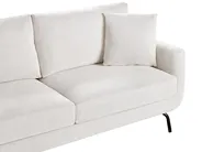 Sofa 3 Seater VESALA Fabric Off-White_950729