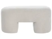 Upholstered Bench DECORAH Boucle Light Beige_1046820
