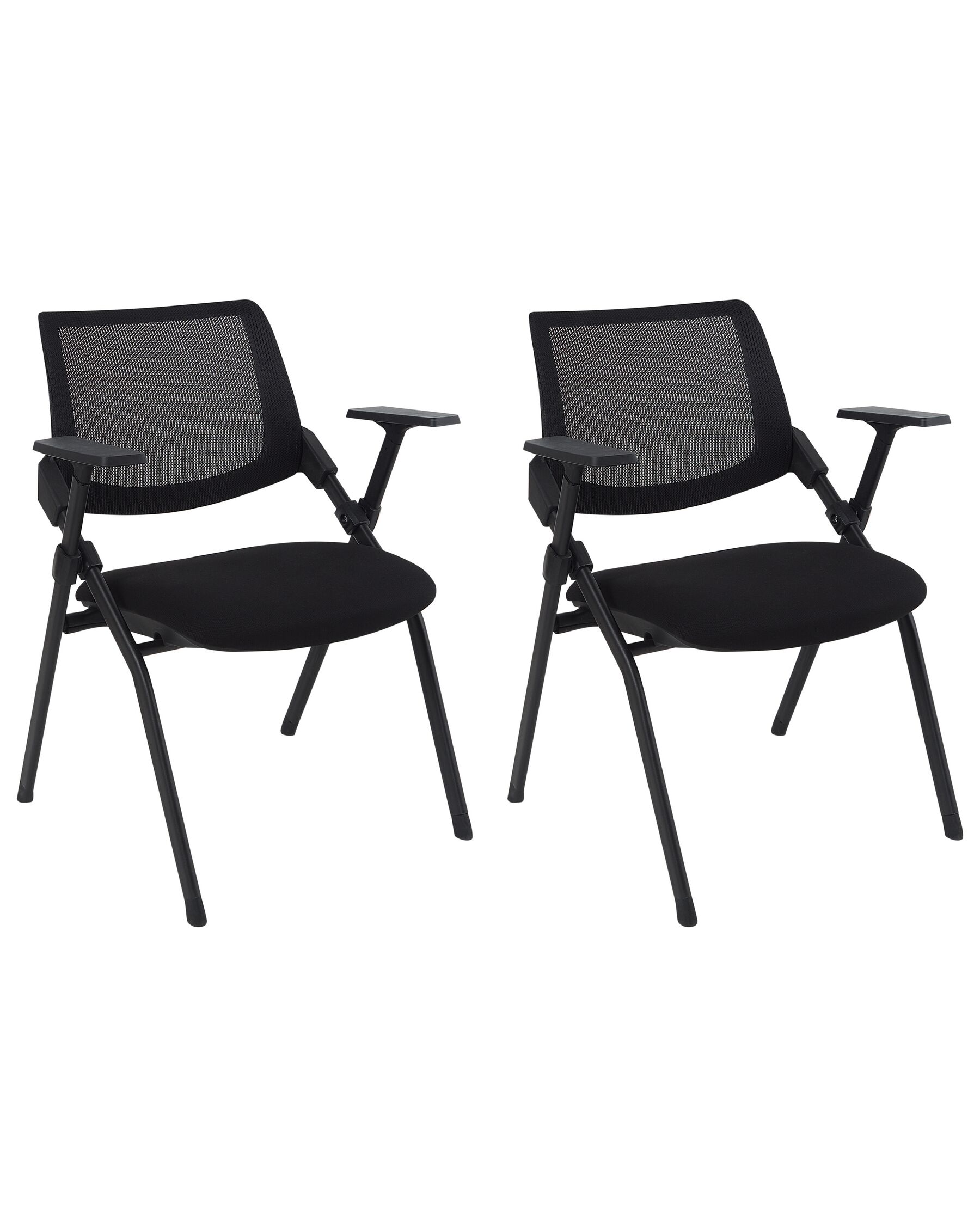 Set of 2 Conference Chairs Black VALDEZ_902292