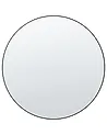 Wall Mirror ANNEMASSE 80 cm x 80 cm Metal Black