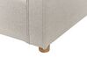 Canapé 3 places en tissu beige VINSTRA_929412