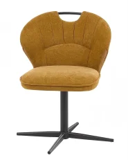 Sæt med 2 stole WORCESTER Chenille Sennepsgul_1156579