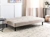 Sofá-cama de 3 lugares em tecido creme VISBY_919142