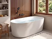 Baignoire îlot IPIAS 170 x 80 cm Blanc_1149559