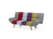 Sofa Bed 2 Seater INGARO Fabric Multicolour_711939