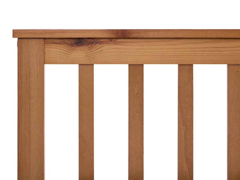 Bed Pine Wood OLENDON 90 x 200 cm (EU Single) Brown_1068461