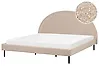 Bed Boucle MARGUT 180 x 200 cm (EU Super King) Beige