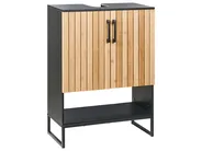 Szafka łazienkowa pod umywalkę MISCANTI 60 cm Bambus Jasnobrązowy_1014136