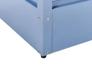 Skrzynia ogrodowa CEBROSA 165 cm 70 cm Metal Niebieski_944803