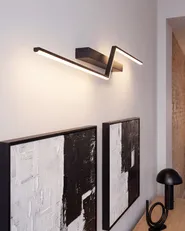 Luce LED per quadri e specchi NOCEDA Metallo Nero_1010317