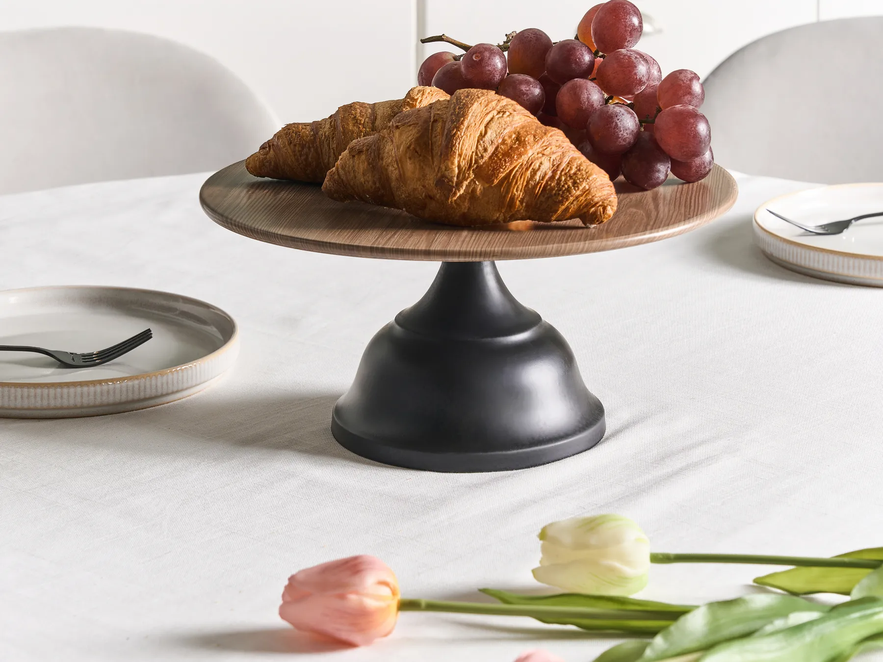 Cake Stand BRIOCHE Metal Black_967064