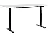 Electric Adjustable Standing Desk DESTINAS 160 cm x 72 cm White/ Black