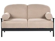 Sofa dla 2 osób PILARNE Boucle Beżowy_1159292