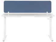 Desk Screen WALLY 120 x 40 cm Blue_1136294