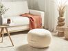 Pouf en tissu beige ADLANA_935526