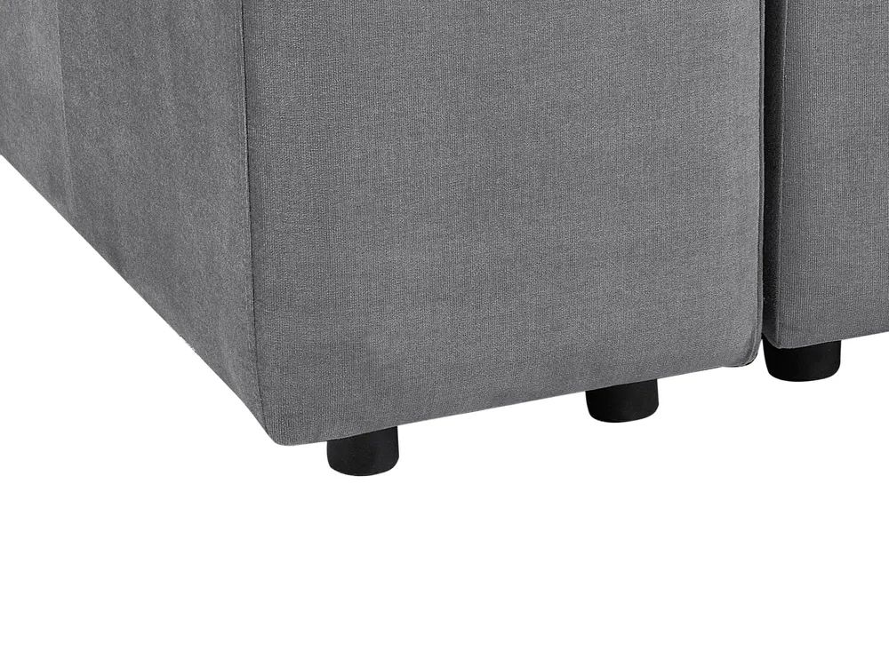 Modular Sofa 3 Seater FALSTERBO Velvet Grey_919400
