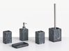 5-Piece Bathroom Accessories Set VILCANOTA Black Marble