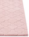 Rózsaszín műnyúlszőrme szőnyeg 80 x 150 cm GHARO_866731