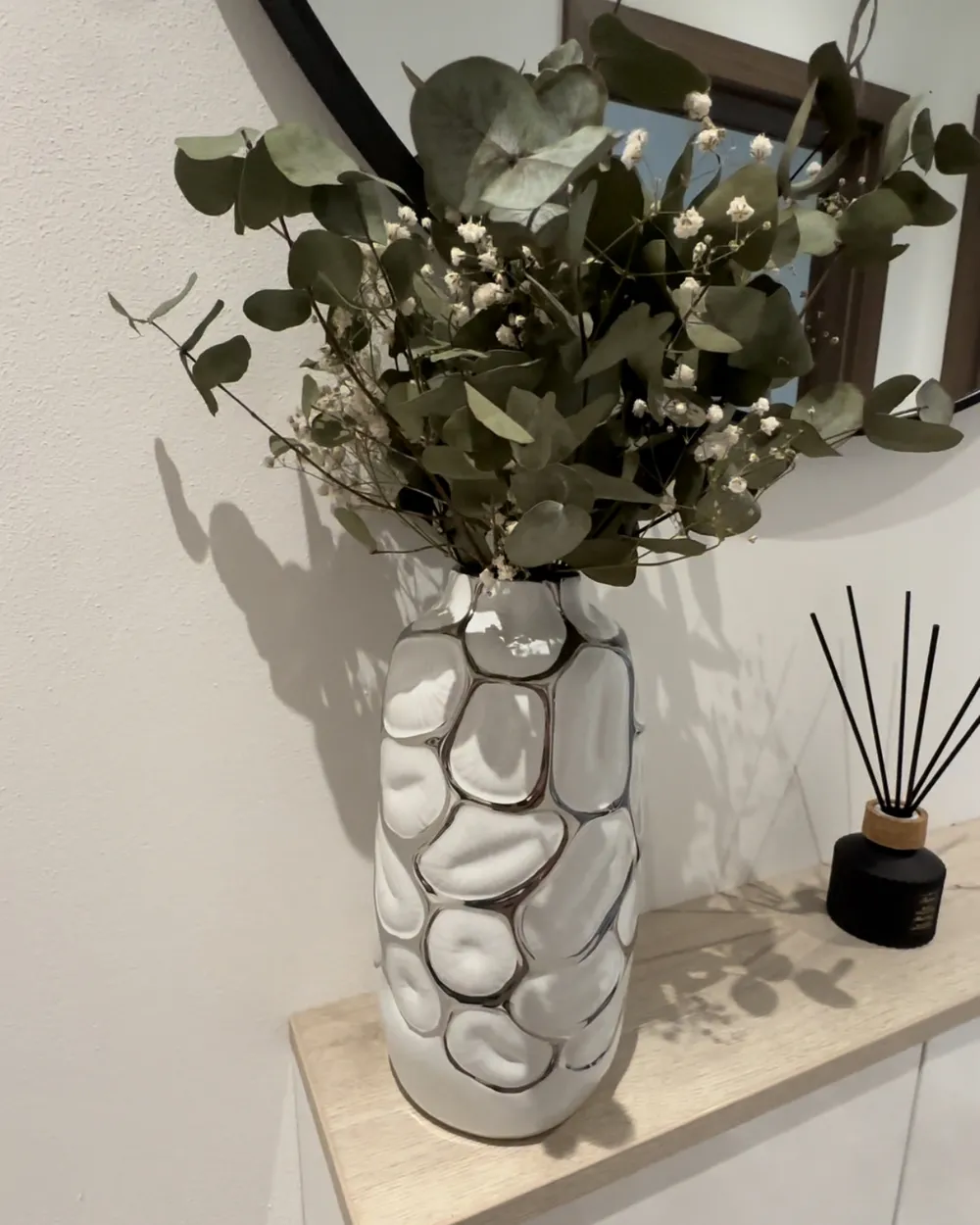 Vaso in gres bianco alt. 25cm ZADAR | Maisons du Monde