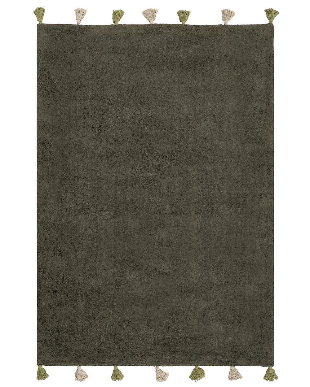 Kids Rug KODINHI  Dark Green 140 x 200 cm Cotton