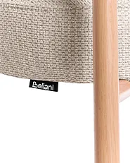 Esszimmerstuhl 2er Set ZANE Stoff Hellbeige_1160991