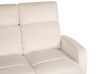 Velvet Electric Recliner Living Room Set White VERDAL_904898