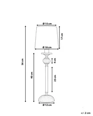 Table Lamp KUBENA Metal Black_799779