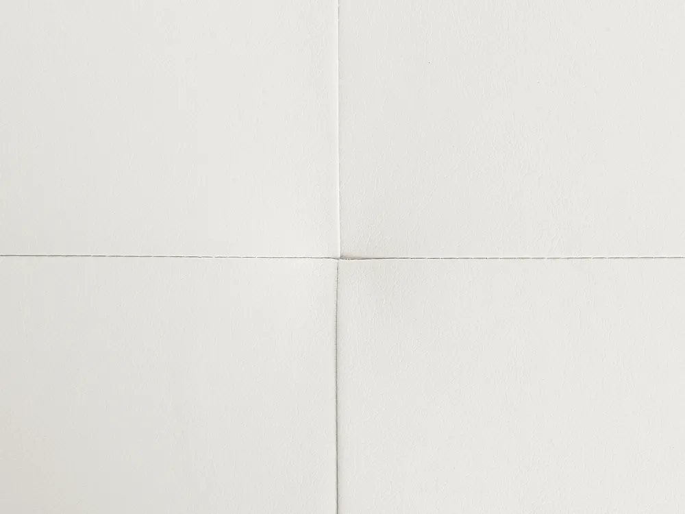 Divano angolare 5 posti NORREA Pelle sintetica Bianco Lato Sinistro_718312