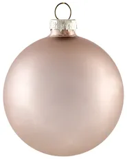Set of 35 Baubles FROSTING Glass Multicolour_1028208