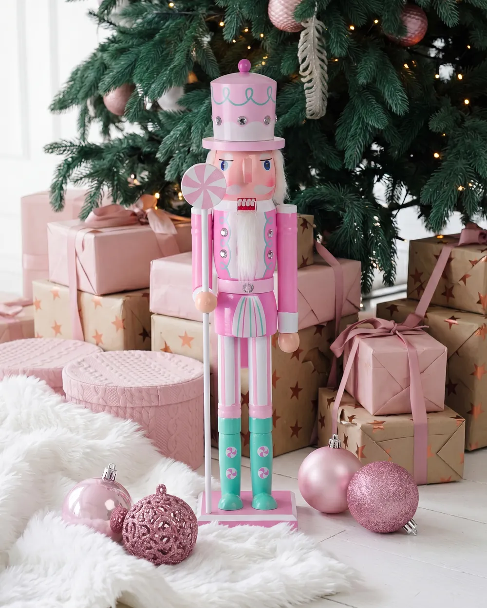 Figurine DALALVEN 50 cm Nutcracker Pink_1085246