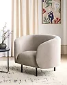 Armchair LOEN Fabric Taupe
