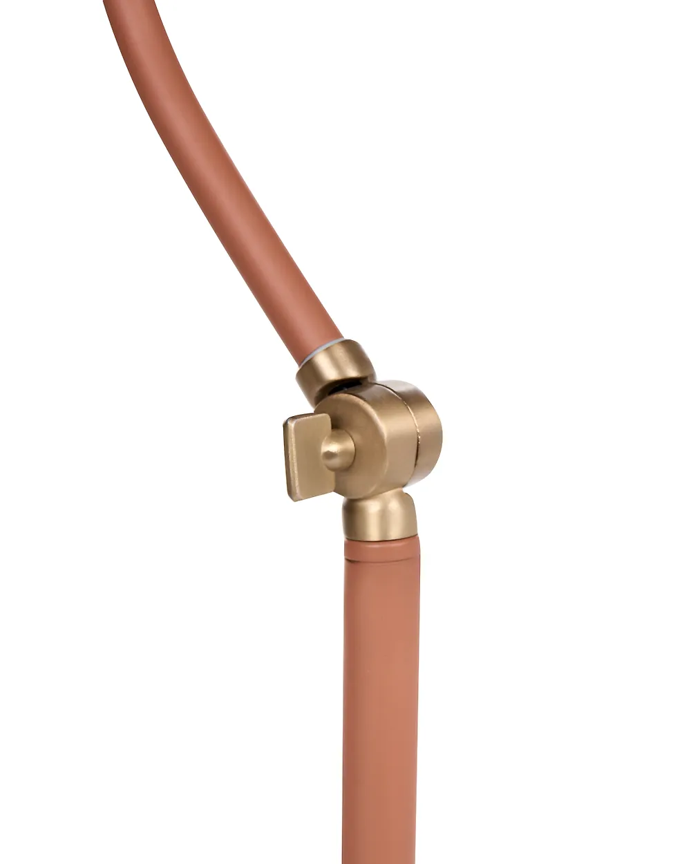 Floor Lamp LENNON Adjustable Metal Orange_1193923