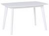 Rozkladací jedálenský stôl 120/160 x 80 cm biely SANFORD_675498