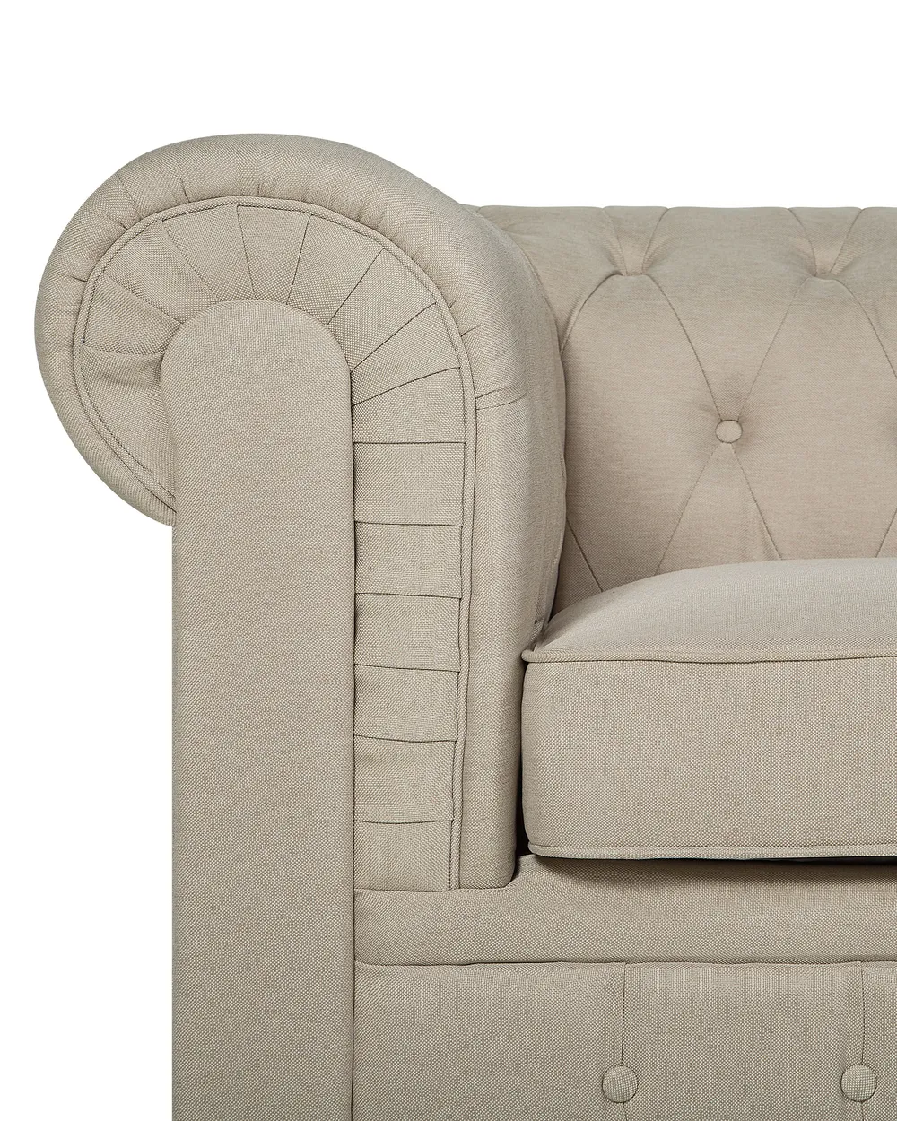 Armchair CHESTERFIELD Fabric Beige_709408